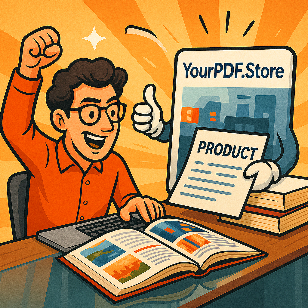YourPDF is helping the creator to publish product.