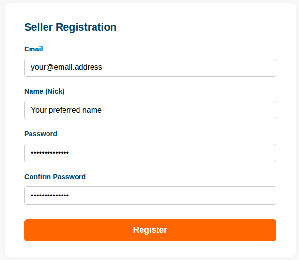 Registration example