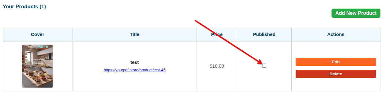 Registration example